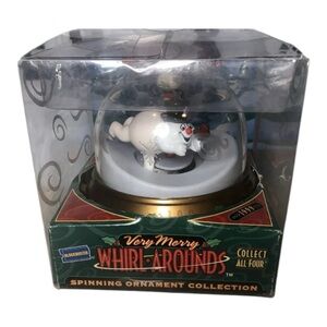 Blockbuster Spinning Ornament Very Merry Whirl-Arounds Frosty The Snowman 1999